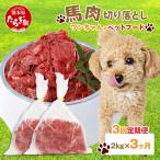 ペット用 熊本加工 馬肉 切り落とし 合計 6キロ
