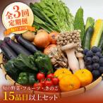3回 野菜定期便 15品目 野菜セット
