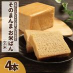 パン 食パン そのまんまお米ぱん 4本