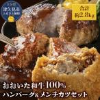 おおいた和牛100% ハンバーグ&メンチカツセット