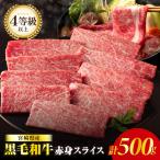 黒毛和牛赤身スライス 計500g