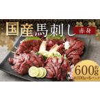 ふるさと納税 【フジチク】国産馬刺し赤身(600g)馬刺し 赤身 馬肉 熊本県 熊本県人吉市