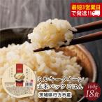 ふるさと納税 ★最短3営業日で発送★ミルキークイーン パックごはん 玄米 18食入り 甘み豊かもちぷち｜米 お米 こめ パックごはん パックご飯 ミ.. 茨城県行方市