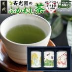 斉光園のふかむし茶☆ 缶でお届け 茶葉セット