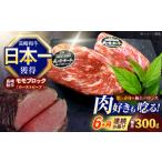 ふるさと納税 【6回定期便】長崎和牛 モモブロック肉(ローストビーフ用) 約300g[OCE027] 長崎県川棚町