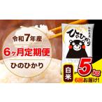 ショッピングふるさと納税 定期便 ふるさと納税 令和7年産 新米 ひのひかり 【6ヶ月定期便】 白米  5kg (5kg×1袋) 計6回お届け 《お申込み翌月から出荷》 熊本県産 白米 精米.. 熊本県長洲町