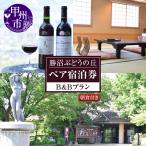 宿泊券 温泉 勝沼ぶどうの丘ペア宿泊券 B&amp;Bプラン