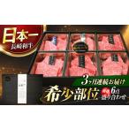 ふるさと納税 【3回定期便】【特選6点】長崎和牛焼肉[ECS062]焼肉定期便セット 長崎県長与町