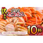 ふるさと納税 【訳あり】 セコガニ 約120g×10匹 かに カニ 蟹  07-117 兵庫県香美町
