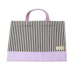 fu.... налог сделано в Японии популярный сумка для занятий лаванда × полоса ( маленький )[1573012] Gifu префектура .. блок 