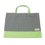 fu.... налог сделано в Японии популярный сумка для занятий Apple зеленый × полоса ( маленький )[1573021] Gifu префектура .. блок 