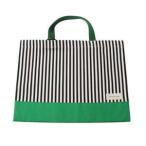 fu.... налог сделано в Японии популярный сумка для занятий зеленый × полоса ( маленький )[1573029] Gifu префектура .. блок 