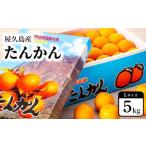 ふるさと納税 2026年 屋久島産たんかん 約5kg・Lサイズ＜先行予約／数量限定＞ 鹿児島県屋久島町