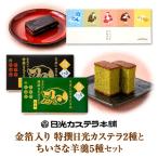 金箔入り特撰日光カステラ2種 ちいさな羊羹5種セット