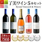 了美ワイン5本セット 750ml×5本 赤ワイン 白ワイン ロゼ スパークリング 発泡性 飲み比べ