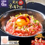 6回 定期便 天然 マグロ ネギトロ まぐろたたき 60g