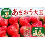 あまおう 大玉 2パック×3回