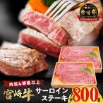 宮崎牛サーロインステーキ 計800g