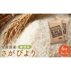 ふるさと納税 無洗米 佐賀県産 さがびより 6kg(3kg×2袋)五つ星お米マイスター厳選 ご飯 白飯 お米 コメ こめ ※配送不可_離島 佐賀県鳥栖市