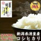 コシヒカリ 白米 上越産 5kg×6回