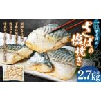 一口サイズのさばの塩焼き 合計2.7kg