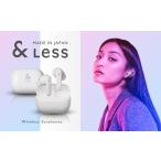 ふるさと納税 【&Less】ワイヤレスイヤホン ホワイト カナル型 Bluetooth Ver.5.3 【日本製】ノイズキャンセリング iPhone Android スマホ マイ.. 熊本県西原村