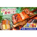 うなぎ蒲焼3尾&白焼き3尾セット うなぎ
