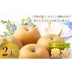 味が濃い梨 豊水 2玉