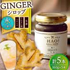 HAO ジンジャーシロップ 160g×5
