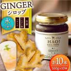HAO ジンジャーシロップ 160g×10