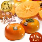 福岡産ブランド柿 秋王 約1.5kg