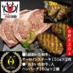 おおいた和牛三昧 サーロインステーキ&ハンバーグ_B172-002