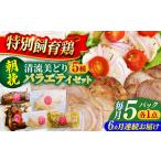 鶏肉 朝挽き 清流美どり バラエティ5点セット