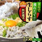 冷凍生しらす50g×15個 しらす