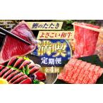 カツオと和牛の赤身定期便 カツオ 食べ比べ