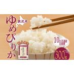 定期便 10ヵ月 無洗米 ゆめぴりか300g