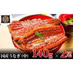 ふるさと納税 うなぎ蒲焼 140g×2尾(280g) うなぎ ウナギ 鰻 蒲焼 蒲焼き冷凍 国産 大五 大五通商 静岡 島田市 静岡県島田市