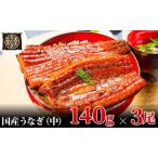 ふるさと納税 うなぎ蒲焼 140g×3尾(420g) うなぎ ウナギ 鰻 蒲焼 蒲焼き冷凍 国産 大五 大五通商 静岡 島田市 静岡県島田市