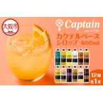キャプテン カクテルベースシロップ 12種類