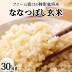 令和8年産 ファーム坂口の特別栽培米 ななつぼし玄米 30kg