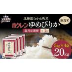 無洗米20kg ホクレンゆめぴりか 無洗米5kg×4袋