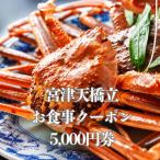 宮津天橋立お食事クーポン 5000円分