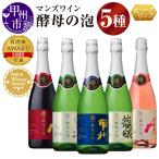 ワイン スパークリングワイン 酵母の泡 5種セット