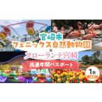 フェニックス自然動物園&フローランテ宮崎共通年間パスポー…