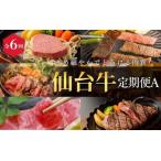 定期便 肉 6回 仙台牛 すてーきはうす伊勢屋