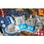しらす ちりめん しらす大満足セット 合計4種