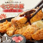 日田産 とびうめ豚 モモ とんかつ用 100g×10枚