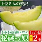 極上メロン 秘蔵っ娘 白玉 青肉 2個