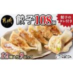 ふるさと納税 ばあちゃん本舗餃子108個_12-1512_(都城市) ばあちゃん本舗餃子 12個入り×9パック 豚肉とキャベツ 餃子のタレ付 焼き餃子 揚.. 宮崎県都城市