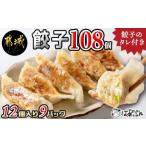 ショッピング餃子 ふるさと納税 ばあちゃん本舗餃子108個_AA-1514_(都城市) ばあちゃん本舗餃子 12個入り×9パック 豚肉とキャベツ 餃子のタレ付 焼き餃子 揚.. 宮崎県都城市